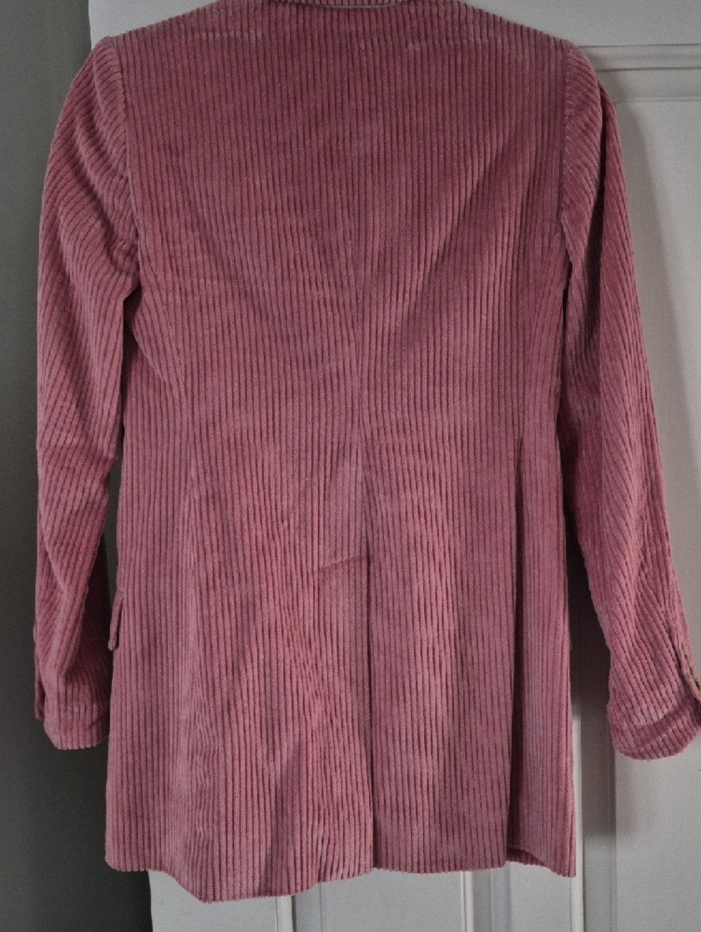 Wilfred Dusty Pink Double-Breasted Corduroy Blazer - Picture 6 of 6
